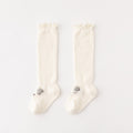Winter Cat Coral Plush Thickened Baby Socks for Men and Women Class A Newborn Knee Length Lace Loose Mouth Baby Socks