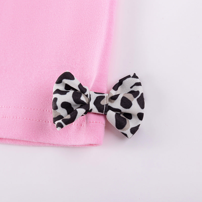 Summer New Girls' Outfit SetCute Short Sleeve Baby Set