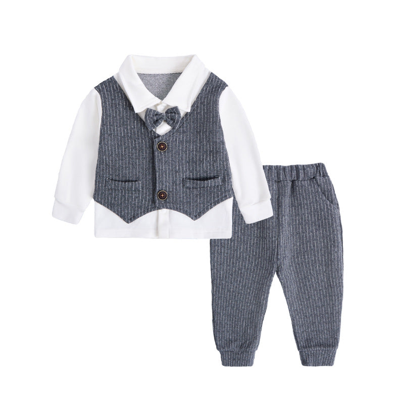 Boy's 1st Birthday Formal Suit 4 piece set