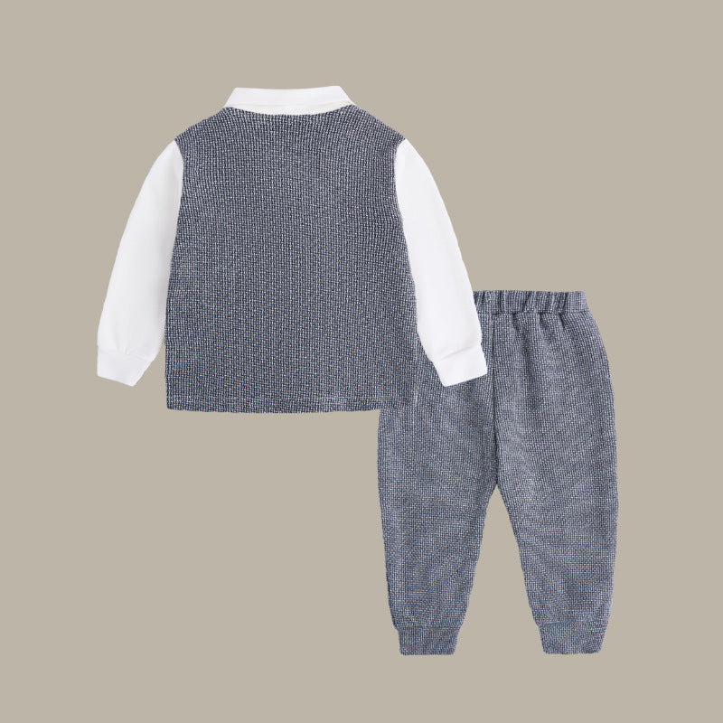 Boy's 1st Birthday Formal Suit 4 piece set