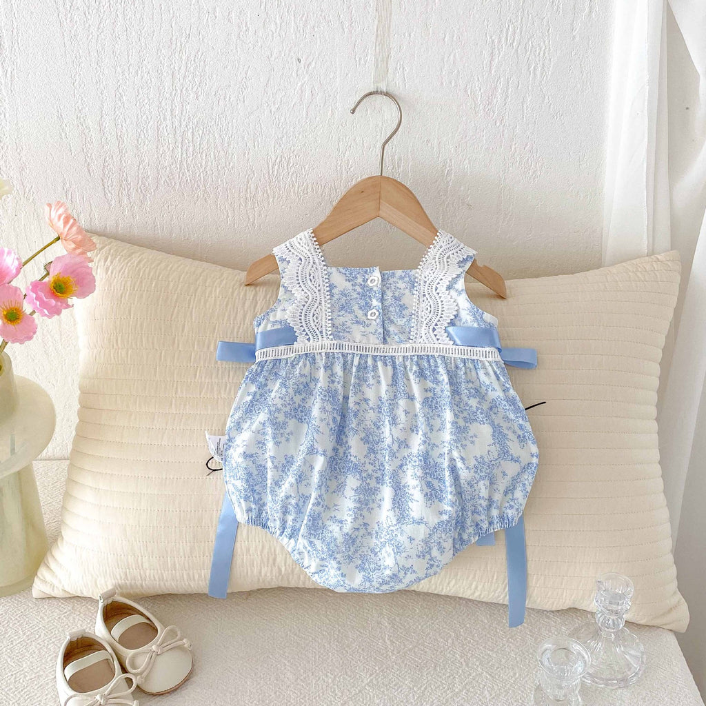 Baby Clothes Summer Lightweight Girl Baby Vest Romper Princess Newborn Onesie Crawling Suit
