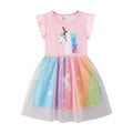 Style Mesh Dress for Girls, Summer Princess Dress for Kids
