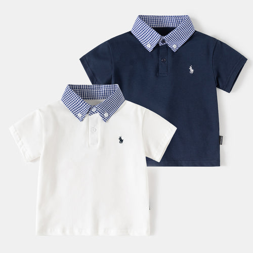 Boy's Summer Short Sleeve Polo Shirt