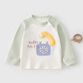 Girl Baby Cartoon Top Cotton Printed Long Sleeve T-shirt