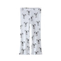 Knitted Bottoms for Girls Autumn New Style Flared Leg Long Pants Cotton Kids Pants Home Wear Outerwear
