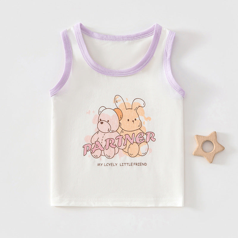 Baby Modal vest summer baby top