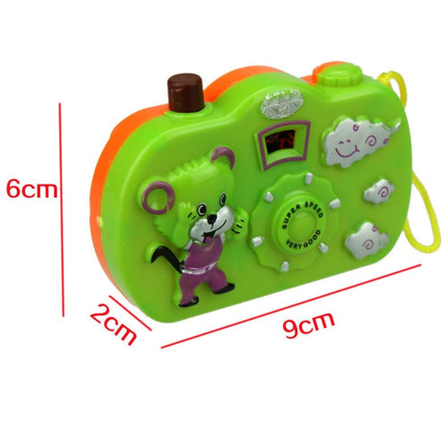 1pc Light Projection Camera Kids Educational Toys for Children Baby Gifts Animals World Random Color No Need To Install Battery