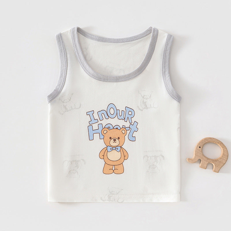 Baby Modal vest summer baby top