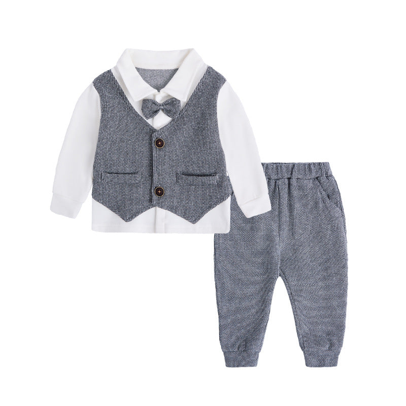 Boy's 1st Birthday Formal Suit 4 piece set