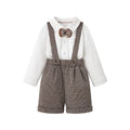 British Style Boy Overalls Birthday outfit