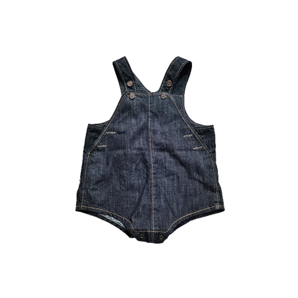 Clothing Summer Boys and Girls Short Sleeve Denim Overalls