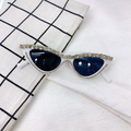 5 Colors Fashion Kids Boys Girls Sunglasses Solid Color Diamond Outdoor Casual Glasses