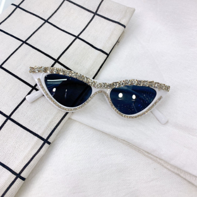 5 Colors Fashion Kids Boys Girls Sunglasses Solid Color Diamond Outdoor Casual Glasses