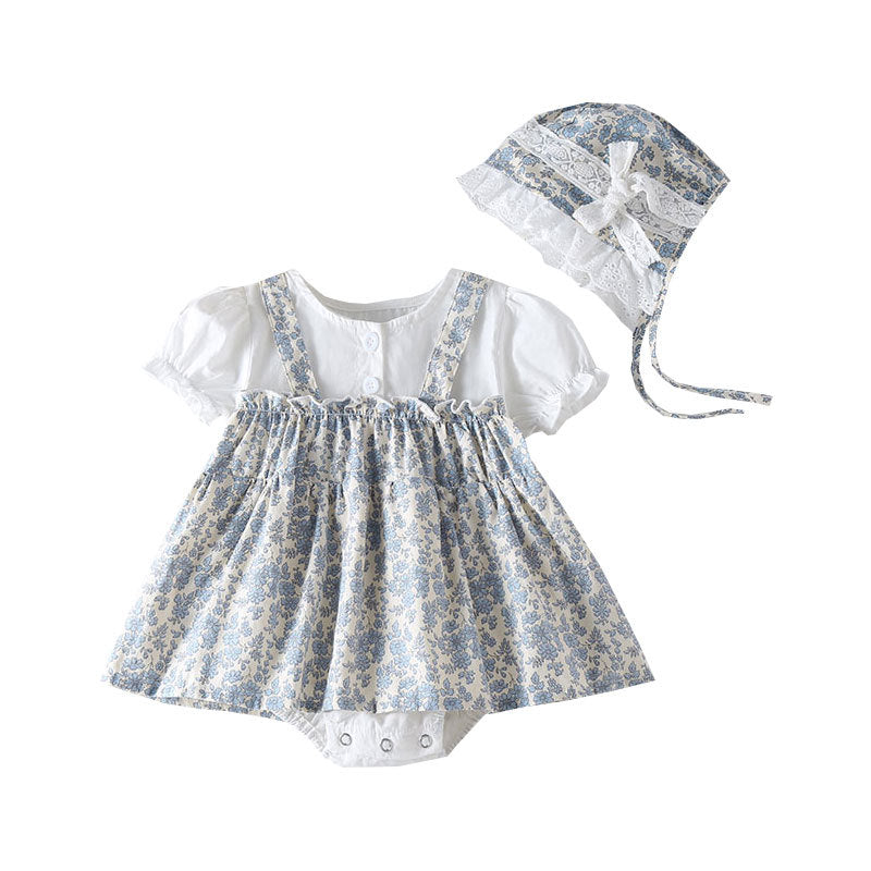 Baby Summer Dress Newborn Style Princess Dress Backpack Dress Baby Romper