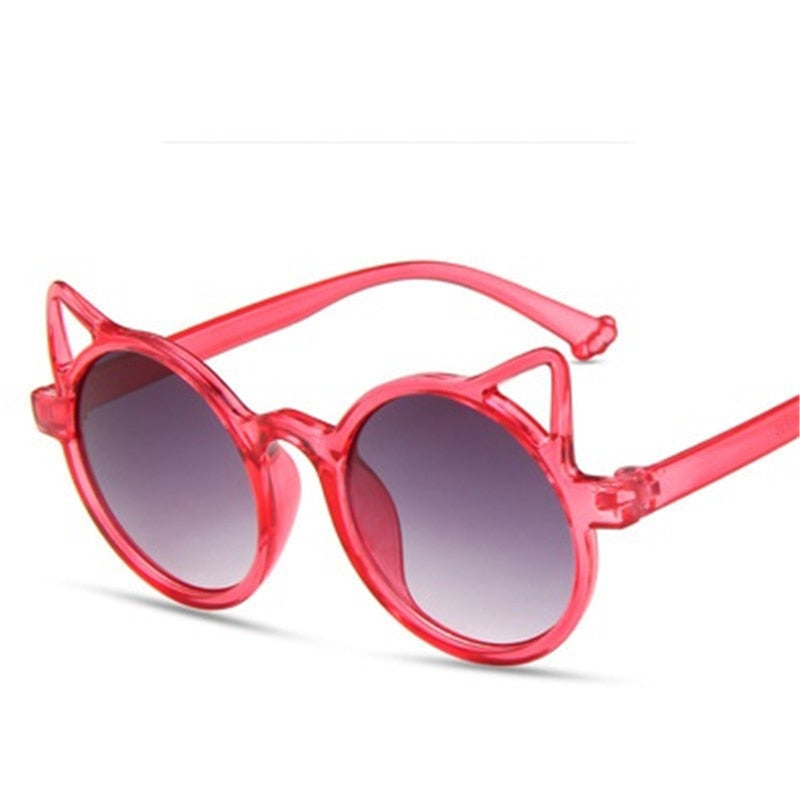 Summer Girl Boys Cute Sunglasse Animal Cartoon Flower Wings Outdoor  Children Lovely Vintage Sunglasses Protection Classic Kids