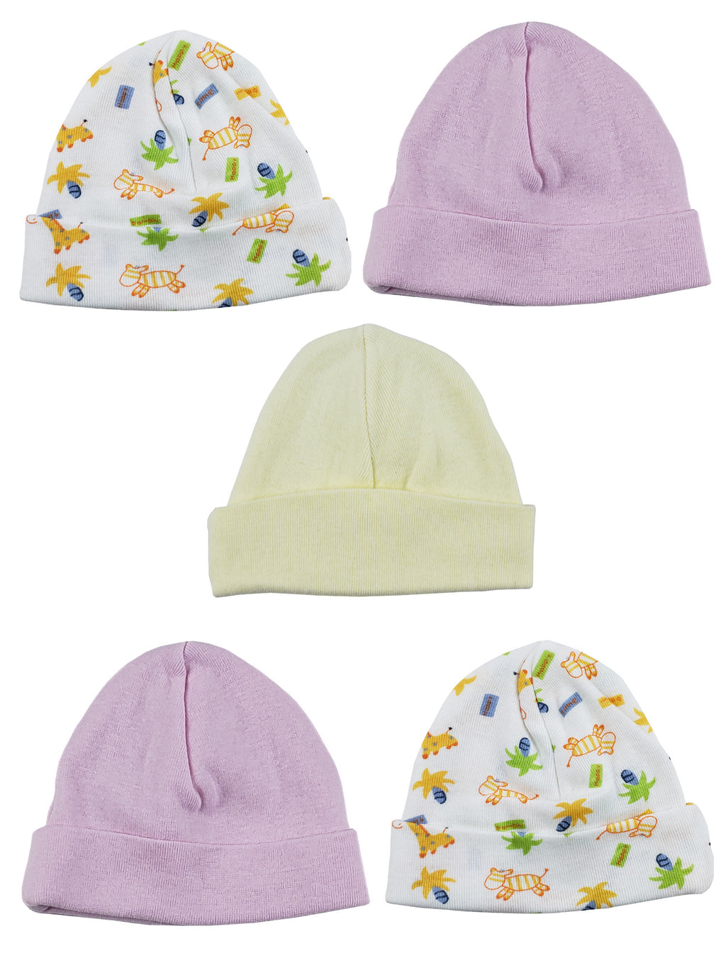 Girls Baby Cap (Pack of 5) LS_CAPS_GIRLS