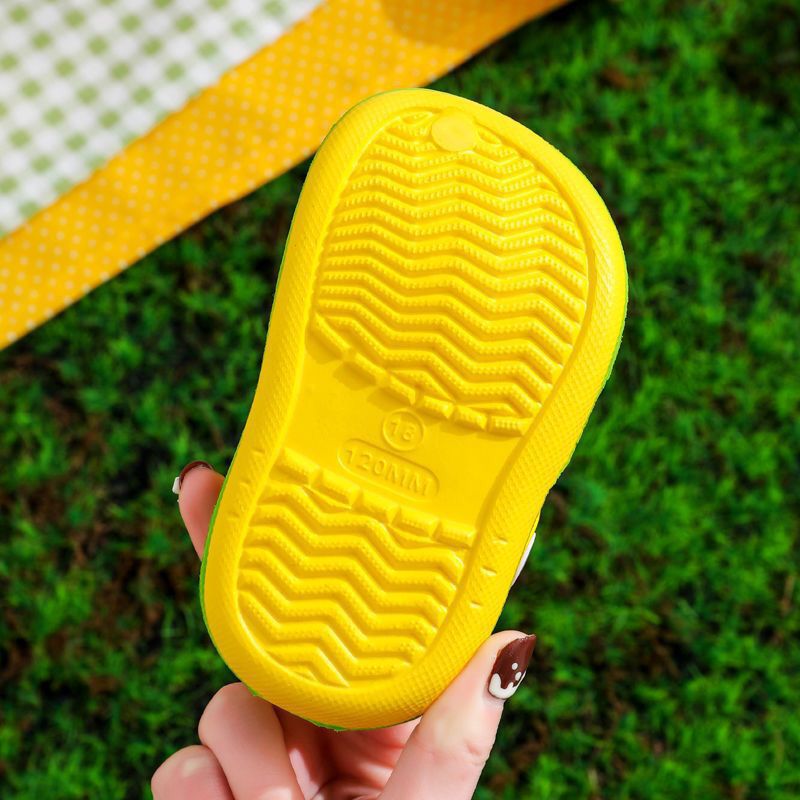 Eva baby hole shoes children's sandals and slippers baby girls summer children's boys non-slip toddler Baotou slippers